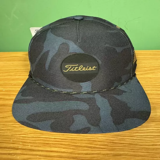 Titleist Boarkwalk Rope Folds Of Honor Black Camo Army Green Golf Hat