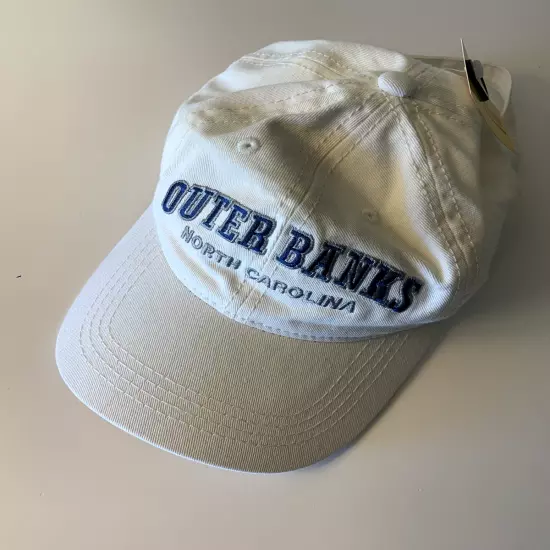 NWT Outer Banks White and Blue Baseball Cap