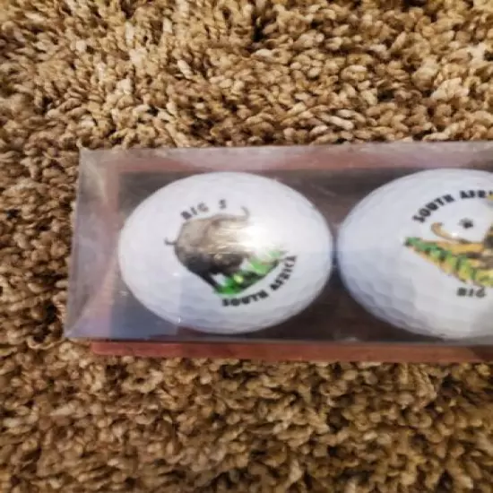 DUNLOP Steelcore 3 Golf Ball Pack South Africa Logo New collectible big 5 box 