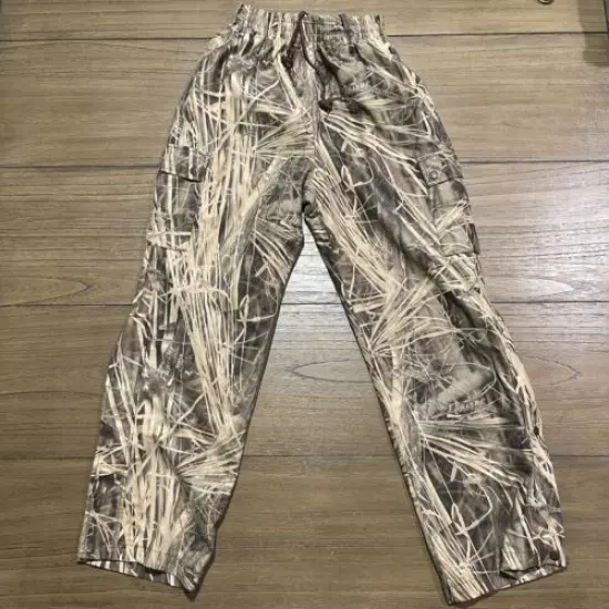 Gamehide Youth (Boy/Girl) Mossy Oak Shadow Grass Camo Hunting XL Y5W Pants