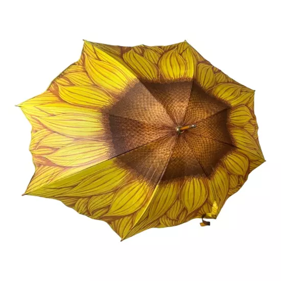 Vintage - Salamander - 90’s Design Umbrella With U-Shaped Wood Handle