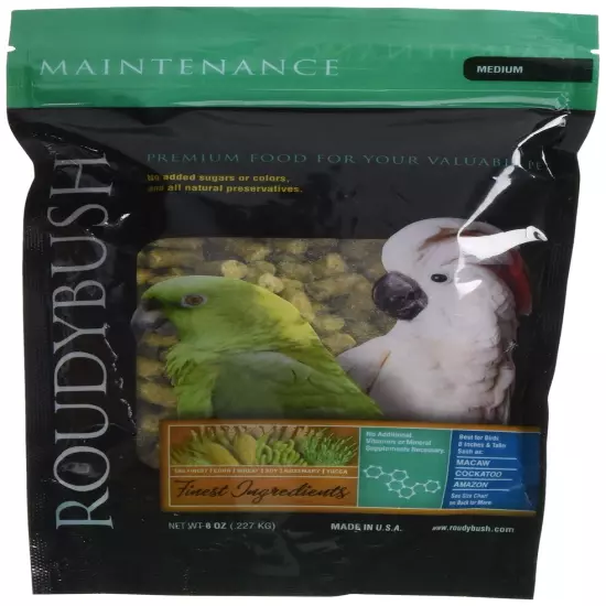 Daily Maintenance Bird Food, Medium, 8-Ounce