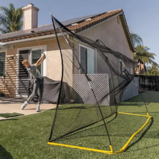 SKLZ Home Range 10' x 7' Golf Net - Black/Yellow