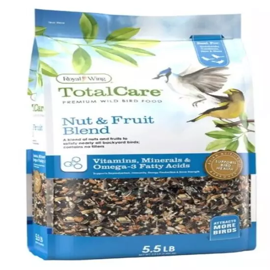 Total Care Nut and Fruit Blend Wild Bird Food 5.5, 14 or 25 LBS