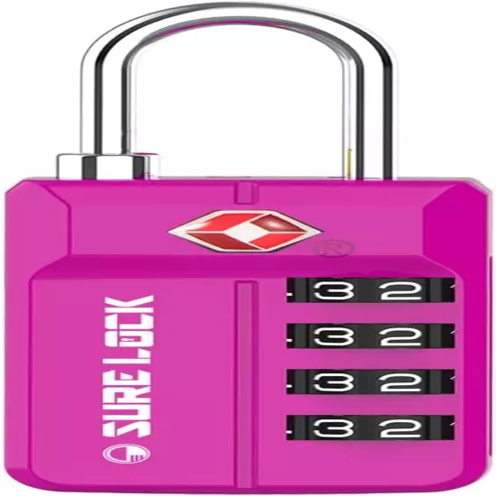 TSA Approved Travel Luggage Locks, Open Alert Combination Lock for School Office