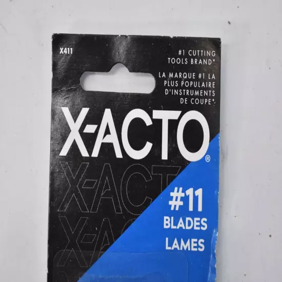 Lot of 2 Packs X-ACto #11 Blades 15/Pack X411 Refills Fits Type A Handles