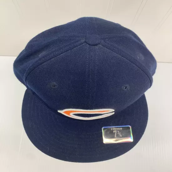 Chicago Bears Wool Hat Men's Size 7 3/4 Reebok Fitted Blue NFL Team Apparel Cap