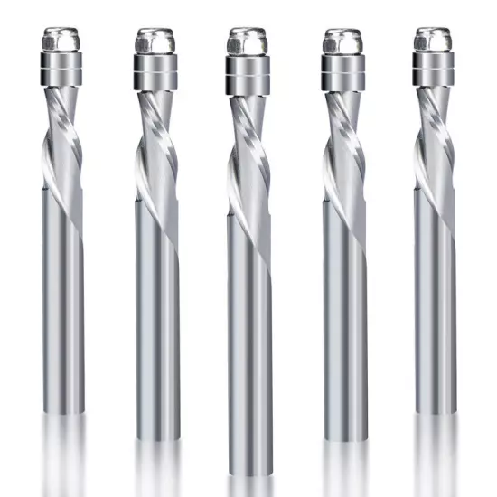 Flush Trim Solid Carbide Spiral Router Bit Down Cut Up Cut Flush Trim Router Bit