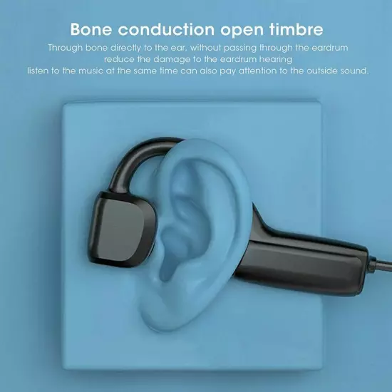 Wireless Bone Conduction Headphones Hearing Aids Headset Bluetooth 5.1 Earbuds