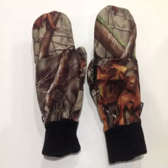 Huntworth Oaktree EVO Men's Fingerless Hunting Gloves & Pop-Top Mittens