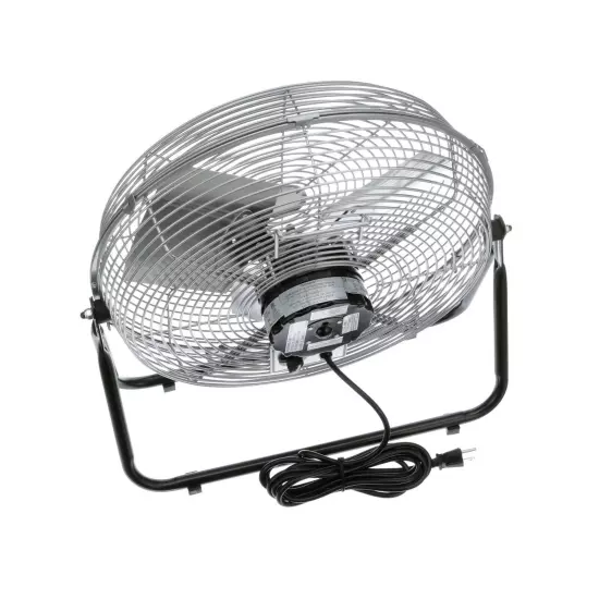 TPI F24-TE 24" Industrial Workstation Floor Fan 1/8 HP, 3 Speed, 120V