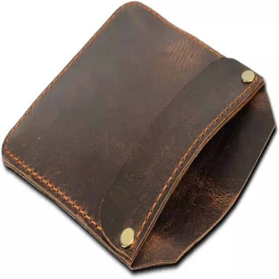 Genuine Leather Pocket Protector for Men, Jeans Shirts Pocket Protector for Pens