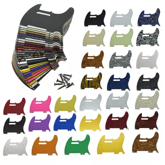 8 Hole Tele Style Guitar Pickguard Scratch Plate Fits Fender Telecaster