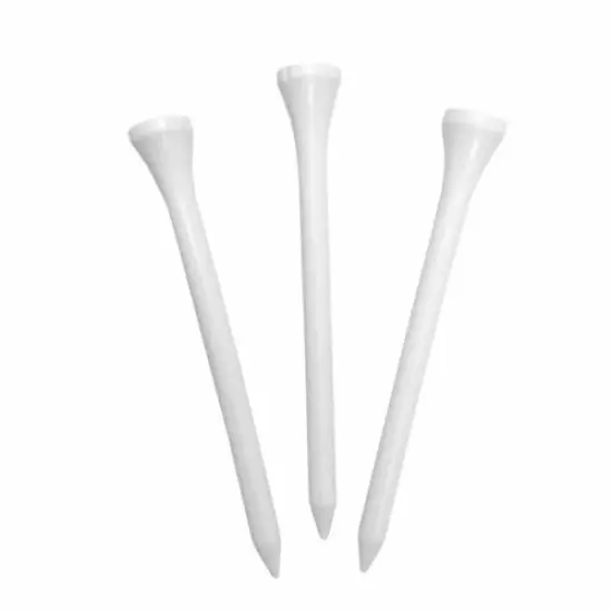 PACK OF 2 White Golf Tees, 1 Pack 2-3/4 90 count & 1 Pack 3-1/4 90 Count