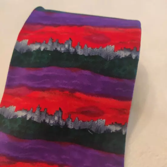 Jerry Garcia Mens Tie Silk Abstract "Dawn At The Ritz Carlton" Collection 8 