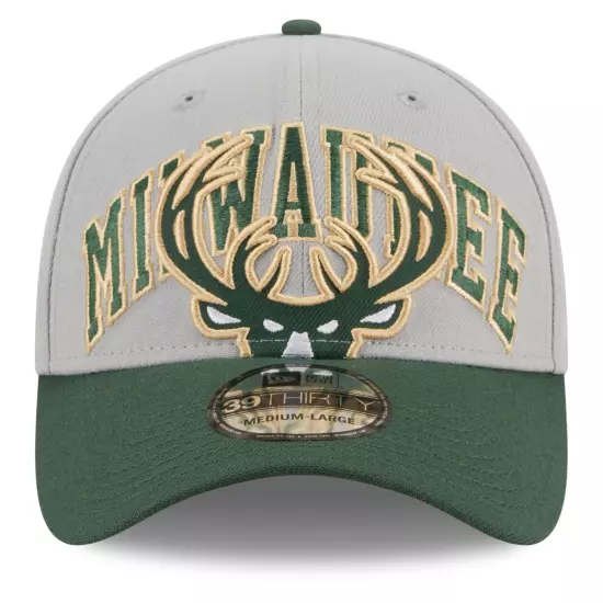 Milwaukee Bucks Tip Off 39THIRTY Hat, Medium/Large