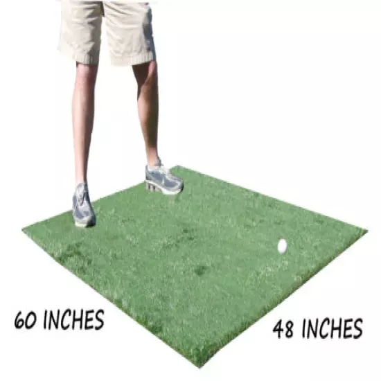 4 Ft x 5 Ft Ultra Chip Golf Club Mat Chipping Residential Fairway Rough Practice