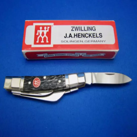 J.A. HENCKELS VTG 4 BLADE HELLBRAWN STOCKMAN Made In Solingen Germany UNUSED 