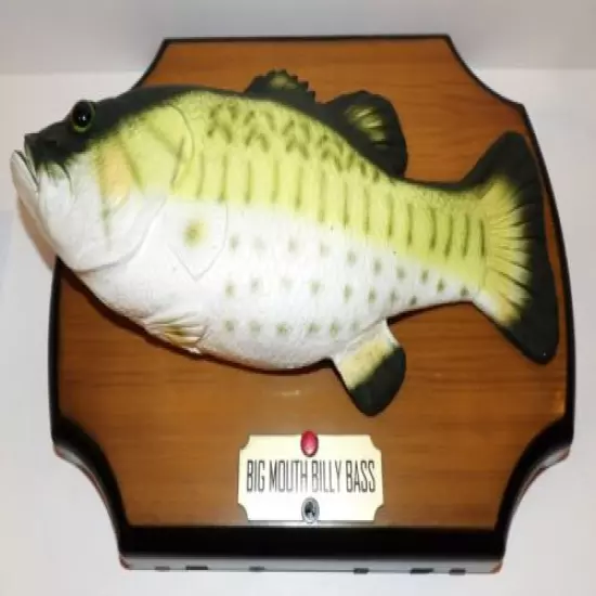 WONDERFUL NEW 2000 SIGNING/ANIMATED BIG MOUTH BILLY BASS THE SINGING SENSATION