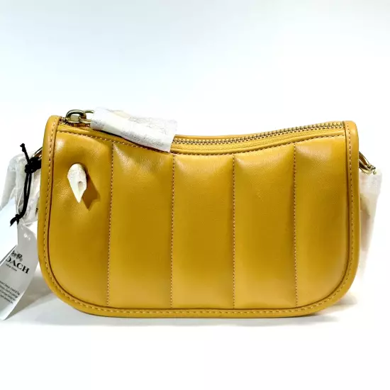 COACH Swinger 20 With Pillow Quilting in Buttercup Nappa Leather NEW C3490