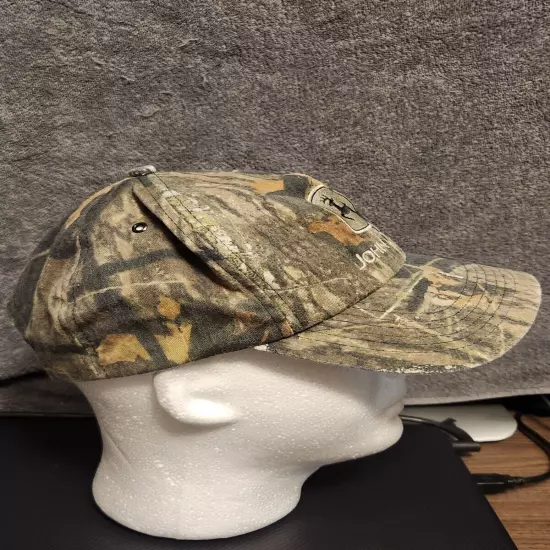 John Deere Camouflage Snapback Hat Cap by K-Products Embroidered RN-45724