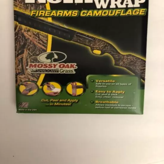 NEW REMINGTON REM WRAP FIREARM CAMOUGLAGE TAPE - MOSSY OAK SHADOW GRASS 52" size