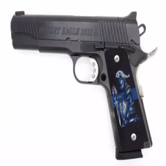 Thin Blue Line Knight Police Tribute TBL Custom Full Size 1911 Grips