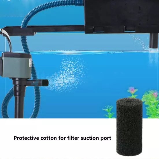 1Pc Fish Tank Aquarium Filter Foam Cover Intake Cover Sponge Pre Filter