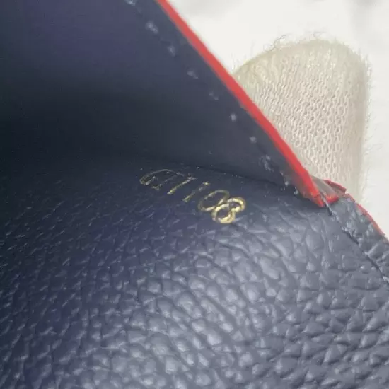 LOUIS VUITTON Multicult Card Case Navy Monogram Empreinte M67263