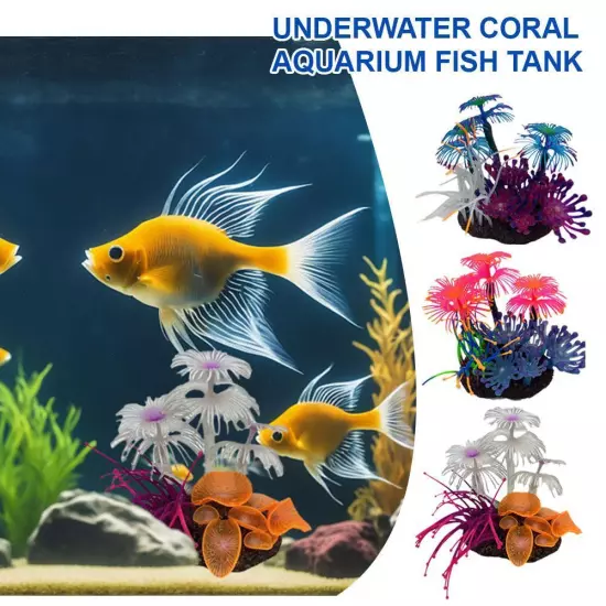 Fish Tank Coral Fish Tank Landscaping Decoration Underwater World Col