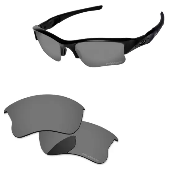 Lensology Polarized Replacement Lenses For-Oakley Flak Jacket XLJ Multi-Options