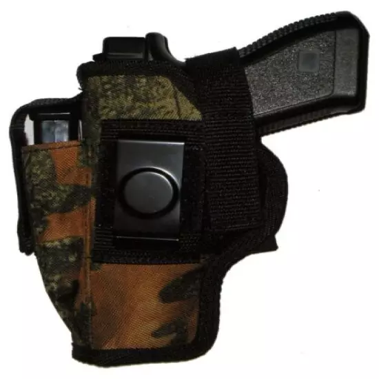 USA Camo Belt Pistol holster Glock 19 23 29 30 31 32 36 38 9mm .40 hip 