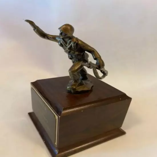 Army Navy Golf Challenge Wood Trophy Military Rivalry Soldier 2009 Winner USA