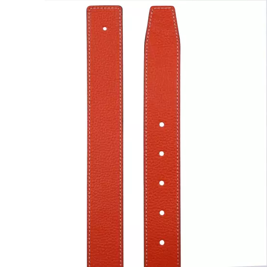 H full grain leather buckleless replacement strap for men and women 32mm wide