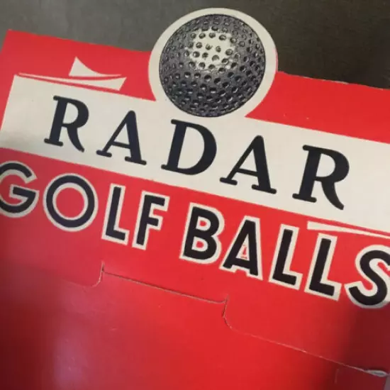 Vintage 1930’s Radar Golf Ball Store Display