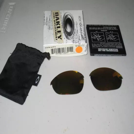 (NOS) (NIB) OAKLEY Half Jacket FIRE replacement lens kit 13-391 (rare find!)