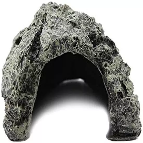 Fish Hiding Cave Aquarium Non-Toxic High Simulation Crawling Turtle Reptile Bask