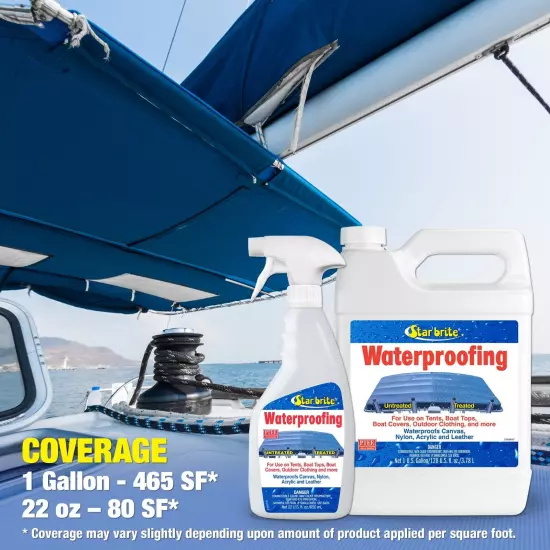 StarBrite 1 Gallon Waterproofing with PTEF 81900 Stain Repellent, UV Protection