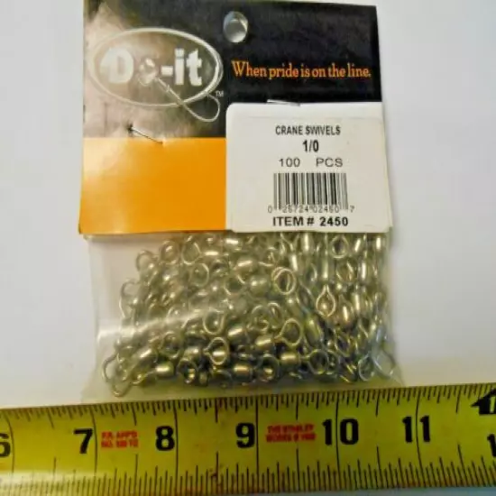 Do-It Crane Swivels Size 12 - 1/0 100 ct