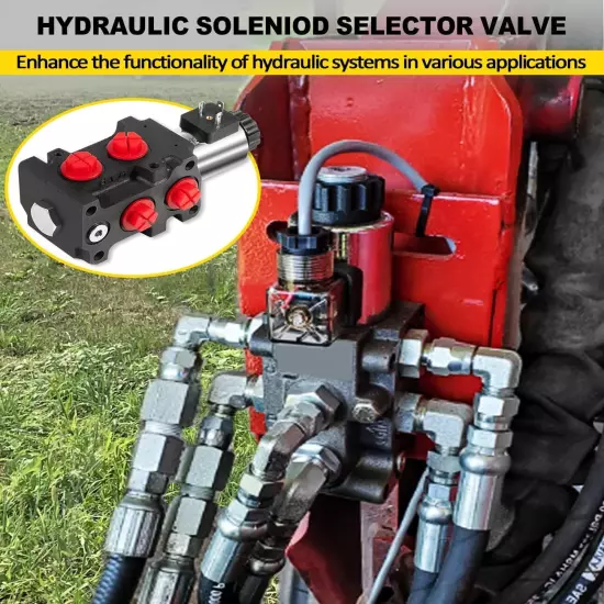 Hydraulic Multiplier Selector Diverter Valve With Rocker Switch DV5008RAG 13 GPM