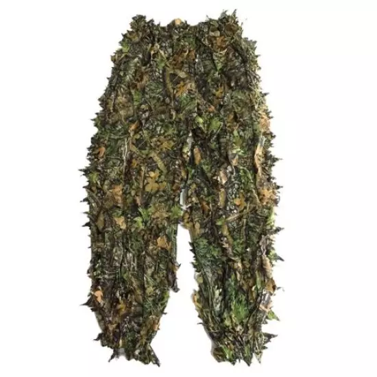 3D Leaf Sniper Woodland Ghillie Suit Camoflage Hunting Clothes With Cap Gloves