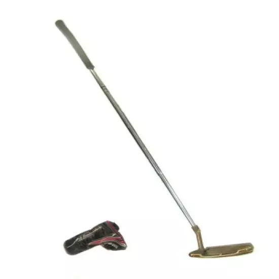 Vintage RH 33½-Inch PING ANSER 3 BRONZE HEAD PUTTER w/ Headcover--All Original