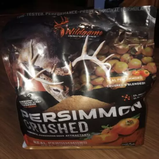 Wildgame Innovations Persimmon Crush Attractant 5-lb. Bag Orange 9X16X5 5lb...