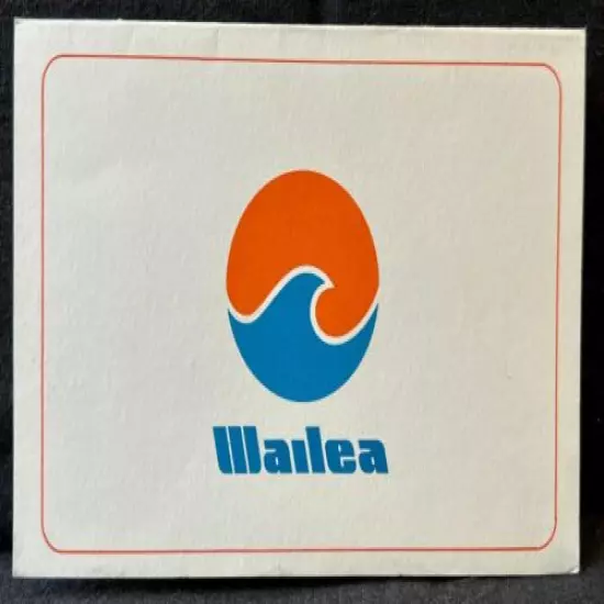 RARE! 1970's VTG Wailea "Blue Course" Golf Scorecard & Property Info Postcard 