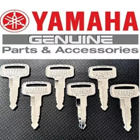 LOT OF 6 Yamaha Golf Cart Replacement Ignition Keys G1 G2 G8 G9 G11