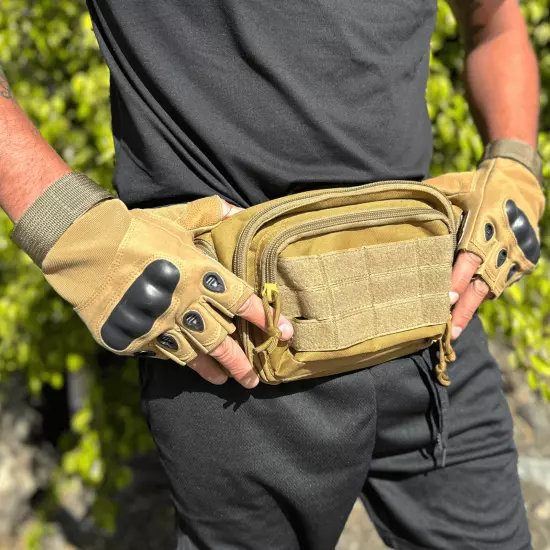 Tactical Fingerless Airsoft Gloves for Outdoor Sports, Paintball, and Motorcycli