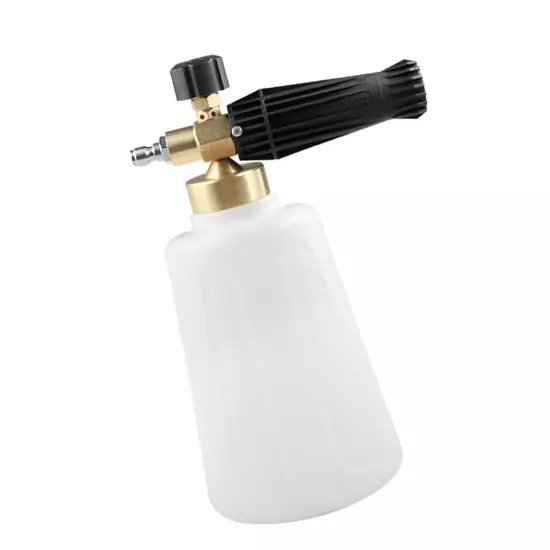 Car Wash Pressure Washer Adjustable Foam Gun 2L Bottle, Snow Foam Lance With 1/4