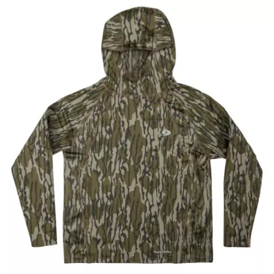 Mossy Oak Long Sleeve Hunt Tech Camo Hoodie for Men, Lightweight pullover Shirt