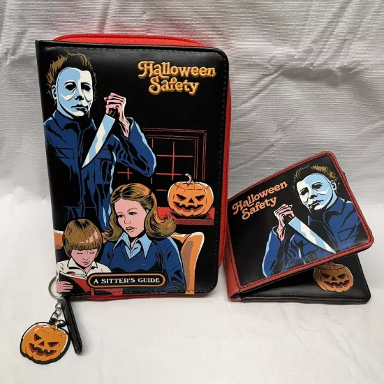 Halloween Safety A Sitters Guide Wallet And Zip Up Pouch Michael Myers