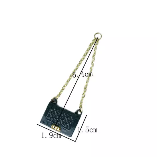 Fashion Shoulder Casual Bag For 11.5" Doll Metal Handbags 1/6 Dolls Accessories